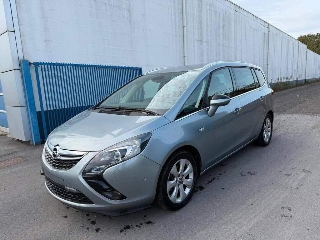 OPEL ZAFIRA TOURER/1.6 D ECOFLEX/EURO 6/Toutes les options, Autos, Argent ou Gris, Euro 6, Entreprise, Noir