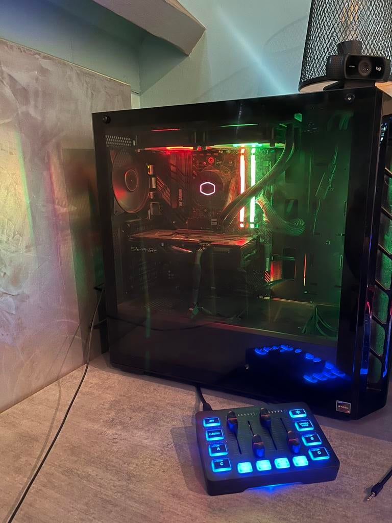 PC-gamer, Computers en Software, Desktop Pc's, Zo goed als nieuw, 3 tot 4 Ghz, HDD, SSD, 16 GB, Met videokaart, Gaming, Ophalen