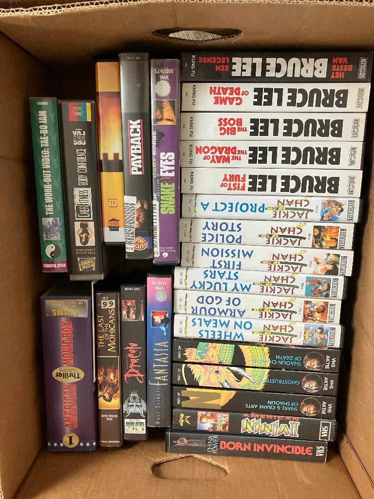 lot videocassettes, Cd's en Dvd's, VHS | Film, Alle leeftijden, Ophalen, Gebruikt, Overige genres