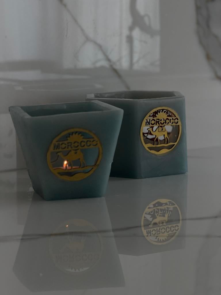 Lot pair Morocco beldi deco kandelaar in perfecte staat, Huis en Inrichting, Woonaccessoires | Kandelaars en Kaarsen, Zo goed als nieuw