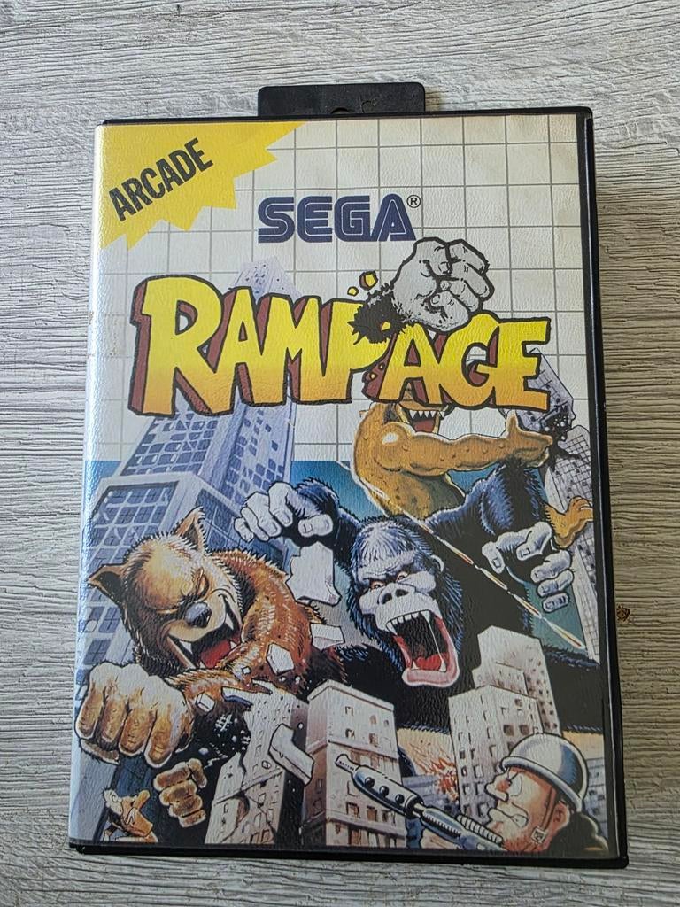 Rampage Sega Master-systeem, Games en Spelcomputers, Avontuur en Actie, Gebruikt, 2 spelers, Ophalen of Verzenden