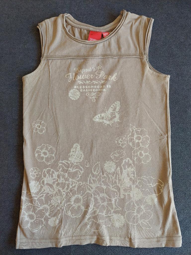 Bruin topje, Kinderen en Baby's, Kinderkleding | Maat 116, Gebruikt, Meisje, Ophalen of Verzenden, Esprit