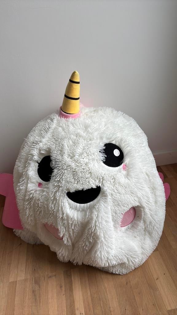 Unicorn knuffel met bal in, Ophalen, Gebruikt