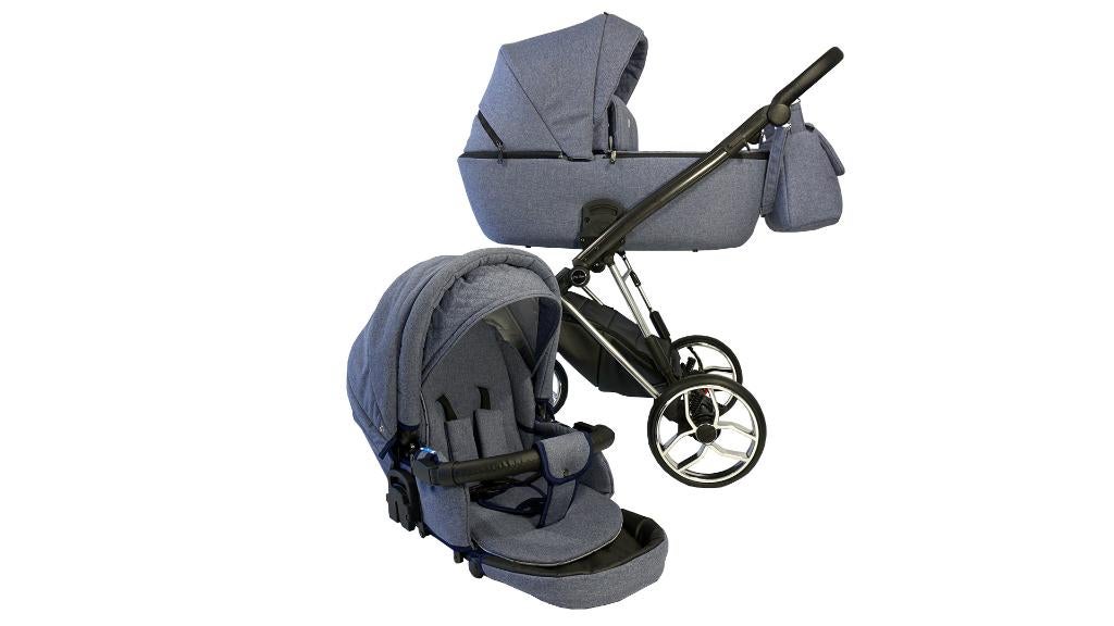 Kinderwagen NIEUW Jeans uitvoering, Kinderen en Baby's, Kinderwagens en Combinaties, Nieuw, Kinderwagen, Overige merken, Met reiswieg