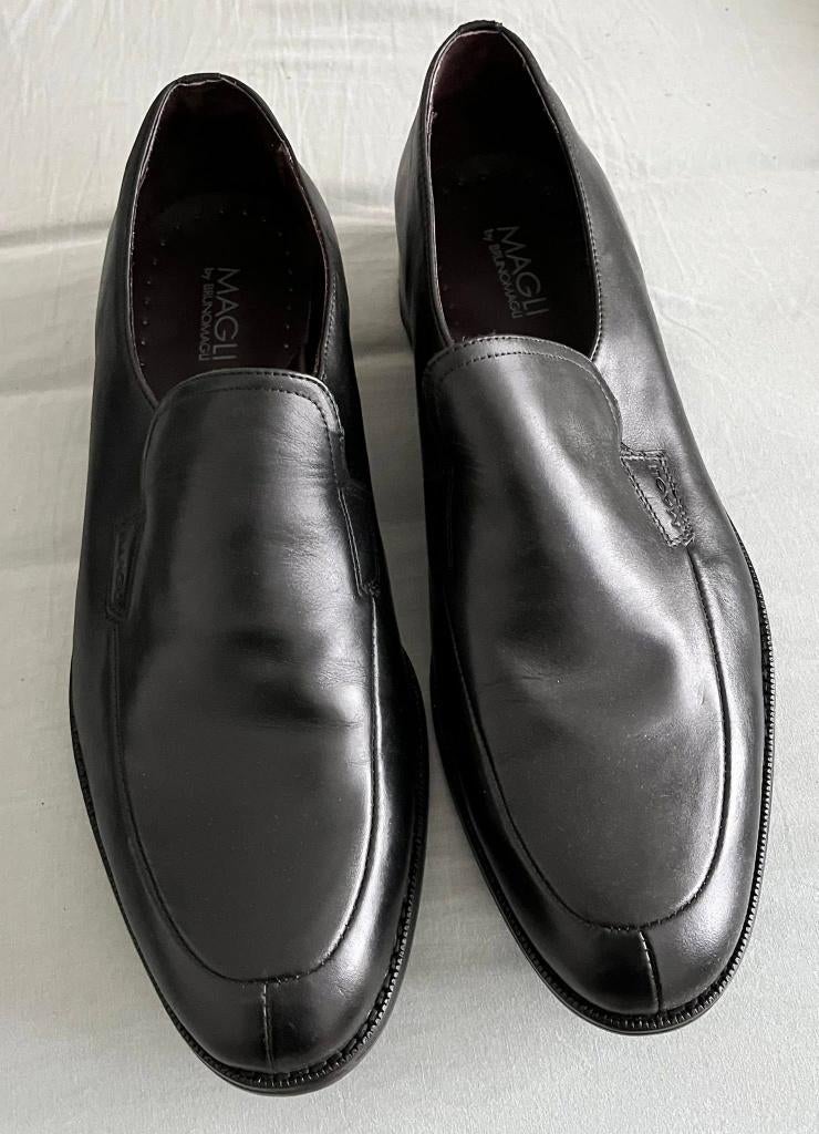 chaussure Magli en cuir noir 10F - 44, Vêtements | Hommes, Chaussures, Neuf, Espadrilles et Mocassins, Noir, Enlèvement