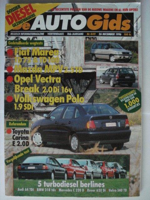 AutoGids 449, Livres, Autos | Brochures & Magazines, Utilisé, Général, Envoi