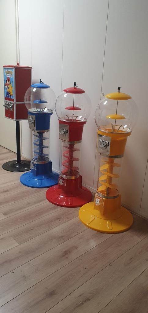 Kauwgomballen stuiterballen spiraal nieuw, Verzamelen, Ophalen, Nieuw