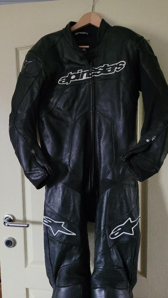 lederen motorpak alpinestars, Motoren, Ophalen, Tweedehands, Heren, Combipak