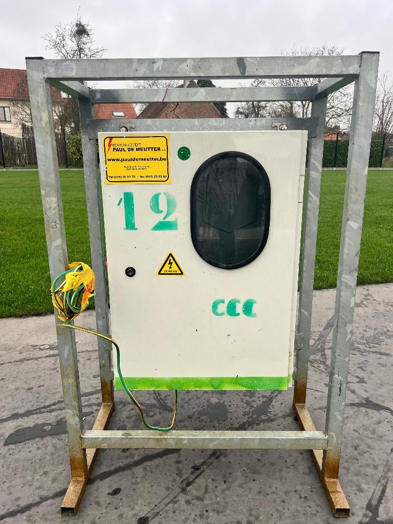 Mobiele elektriciteitskast / werfkast – 3x400V + N & 230V, Ophalen, Gebruikt