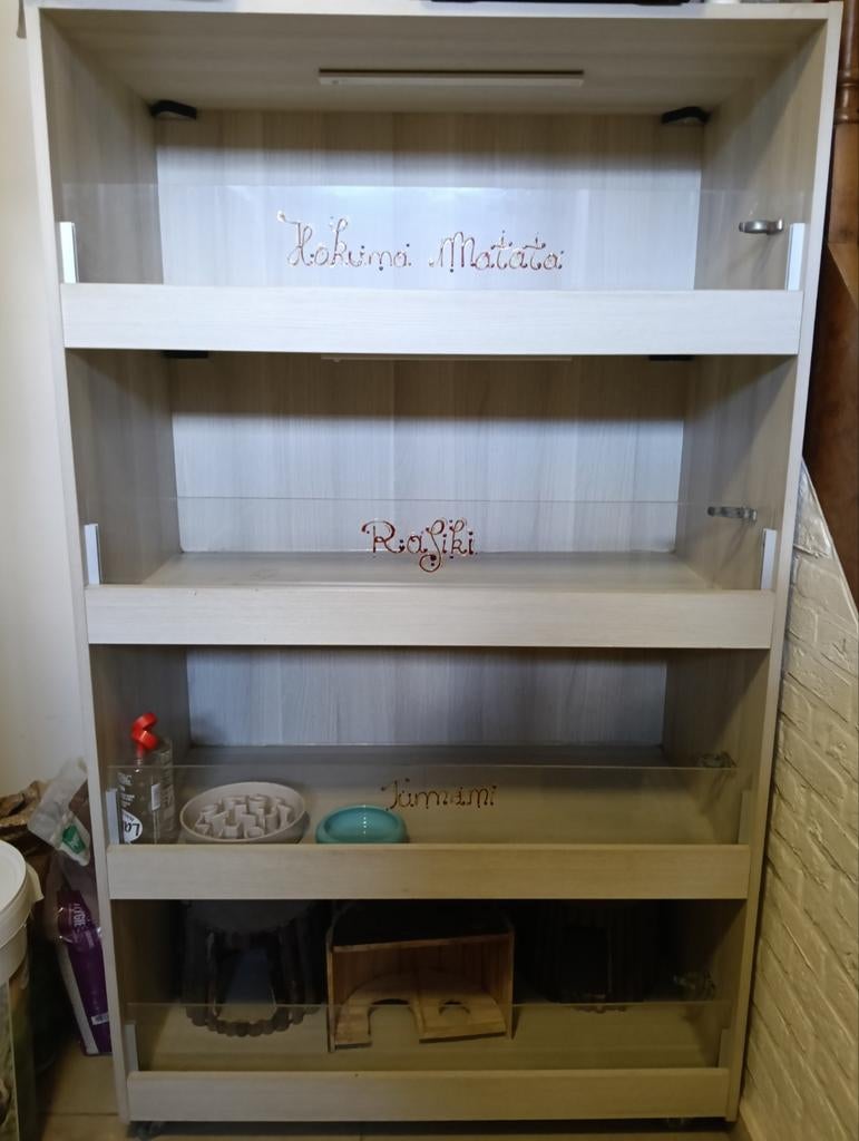 Caviaflat met ingebouwde verlichting, Dieren en Toebehoren, Ophalen, Zo goed als nieuw, Overige typen, Cavia