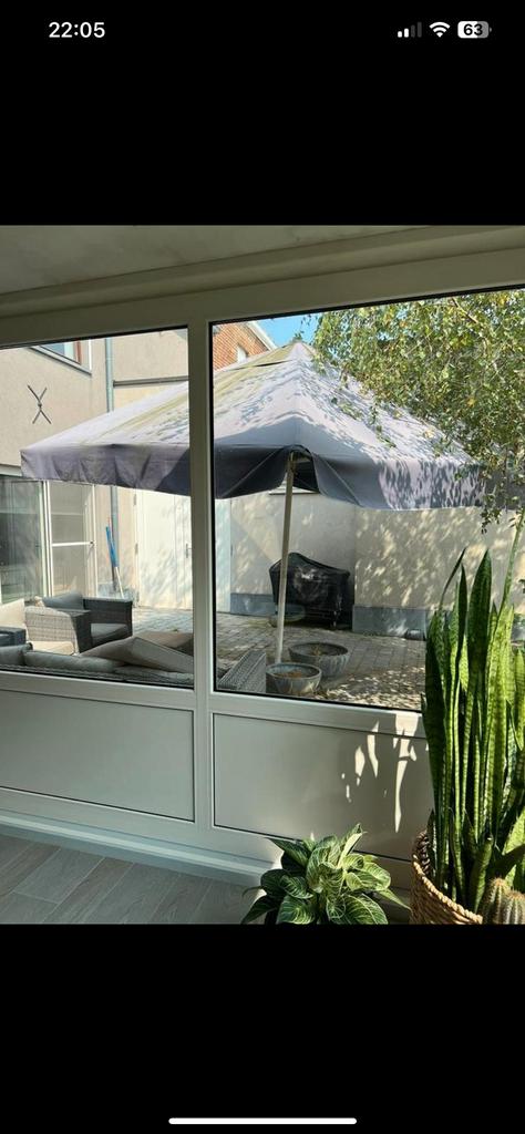 Kömmerling vaste ramen + schuiframen, Enlèvement, Utilisé