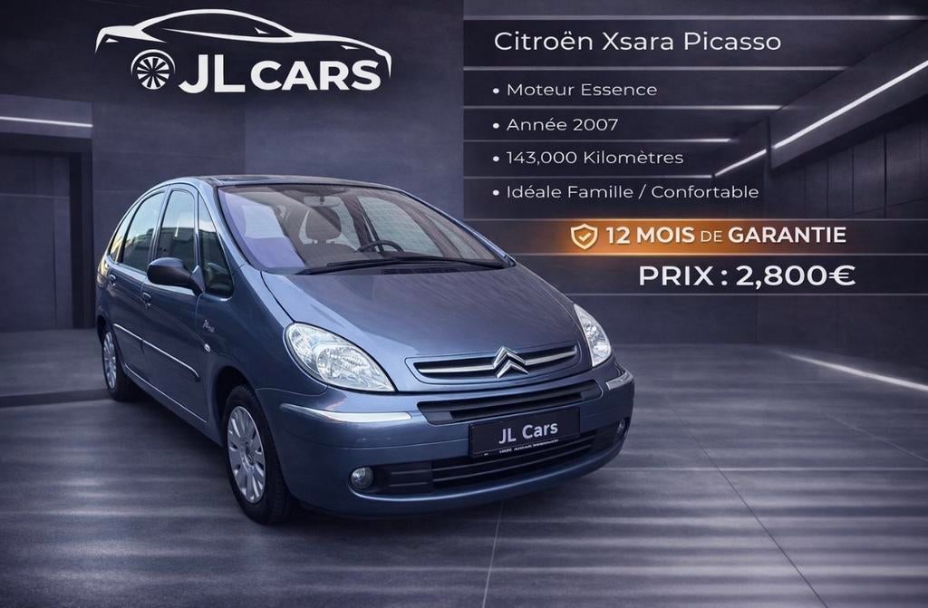 Sxara picasso 1.6 essence 143.000km 12 mois de Garantie, Argent ou Gris, Achat, Xsara, Entreprise