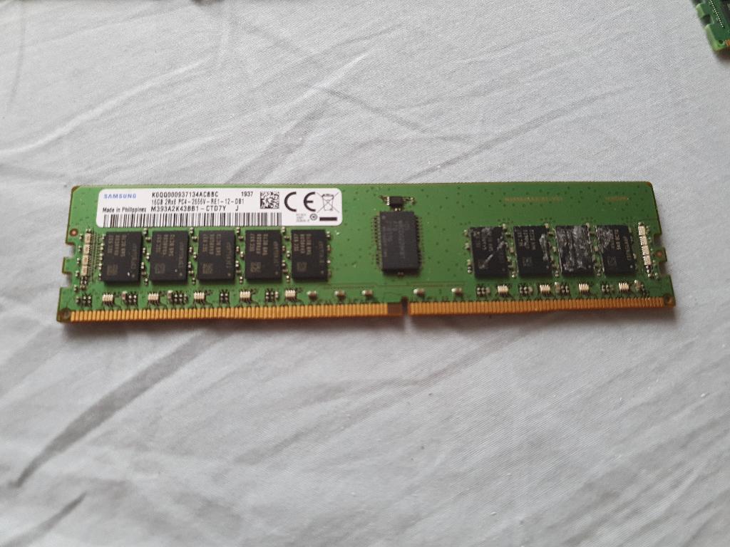 16Gb DDR4 ECC Samsung Server RAM, Informatique & Logiciels, Enlèvement ou Envoi, DDR4, Serveur, Utilisé