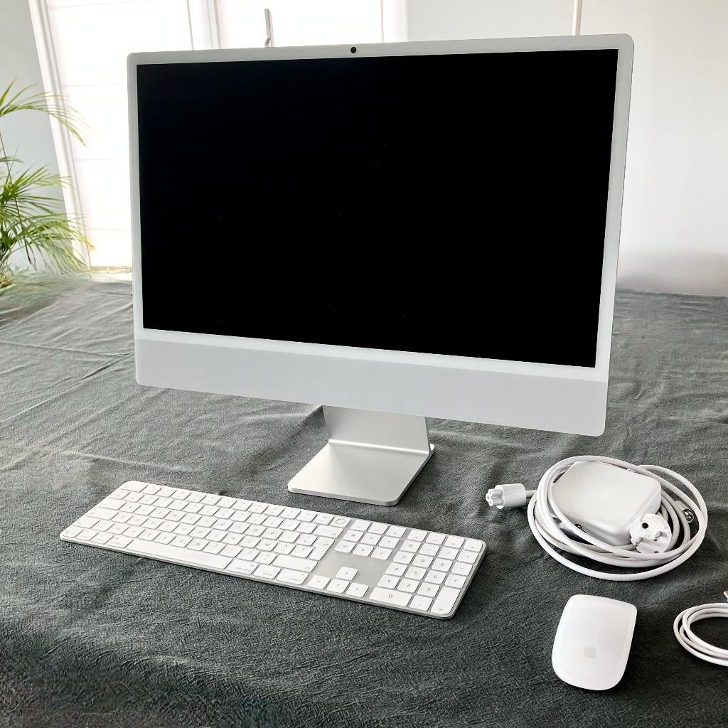 iMac M4 - KOOP 01/2025 (mod. 2024) - 512 GB - GARANTIE 2027, Computers en Software, Apple Desktops, Ophalen, 24 pouces, SSD, IMac