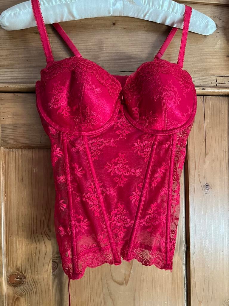 Rode bustier maat smal, Kleding | Dames, Ondergoed en Lingerie, Ophalen, Rood, Body of Korset