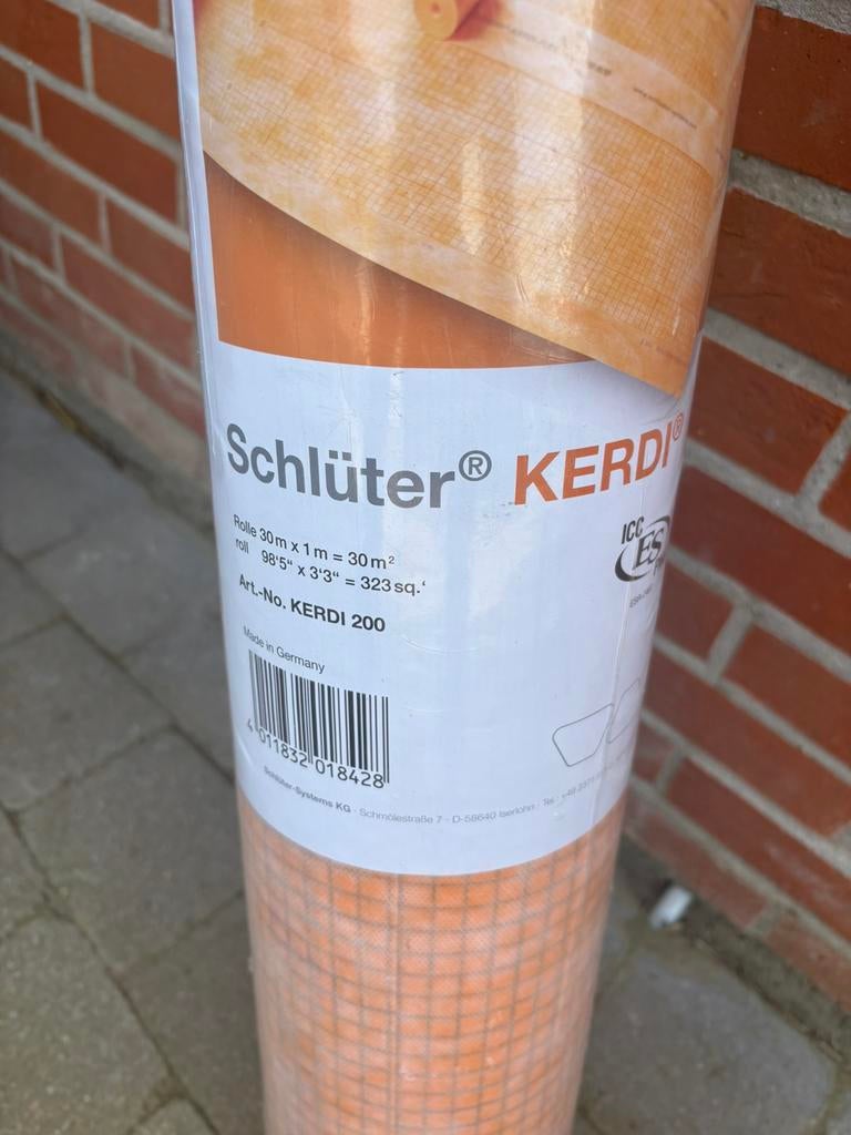 Shlüter kerdi rol 30m nieuw, Ophalen, Nieuw