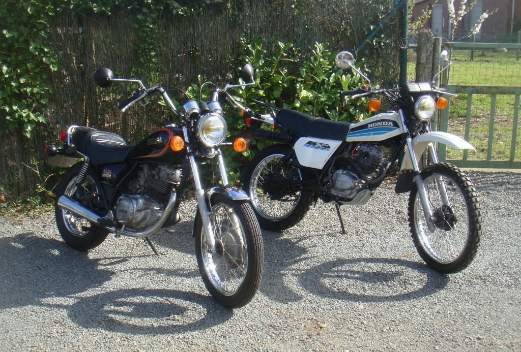 2 oldtimer moto 125cc en 250cc, 250 cc, Chopper, 1 cilinder