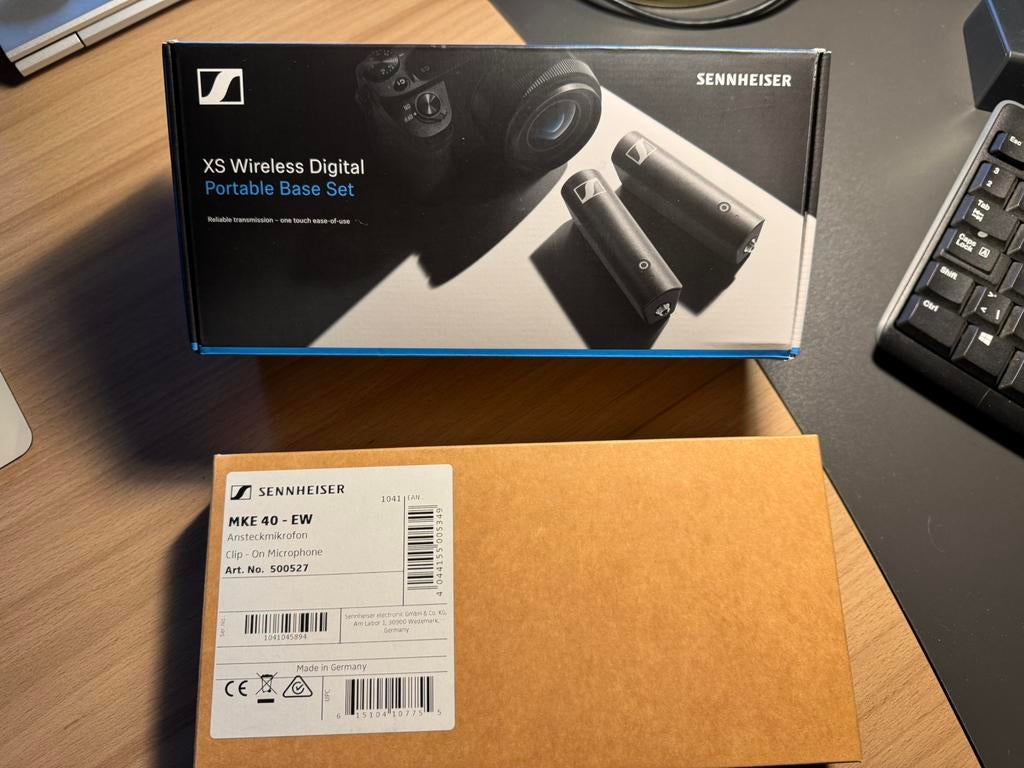 Sennheiser MKE40 + Sennheiser XS wireless digital, Musique & Instruments, Microphones, Enlèvement, Comme neuf