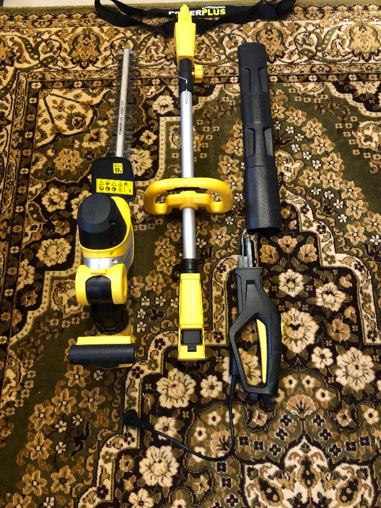 Telescopische haagschaar 750w 560mm POWXG2042, Ophalen, Gebruikt, Powerplus