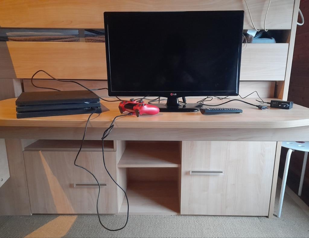 Sony PS4 Pro + 1x Rode Sony PS4 DualShock Controller + LG TV, Games en Spelcomputers, Ophalen, Gebruikt, 1 TB, Met 1 controller