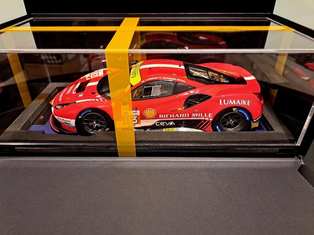 1:18 Looksmart Ferrari 488 GTE AF Corse 24h du Mans, Hobby & Loisirs créatifs, Voitures miniatures | 1:18, Enlèvement ou Envoi