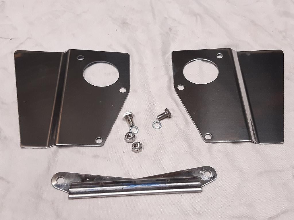 hitteshild TWIN HS4 CARBS, INOX, Classic Mini, Auto-onderdelen, Ophalen, Nieuw, Austin