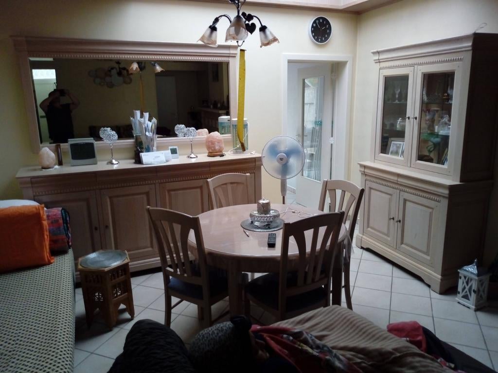 Eetkamer.eik ceruse., Huis en Inrichting, Ophalen