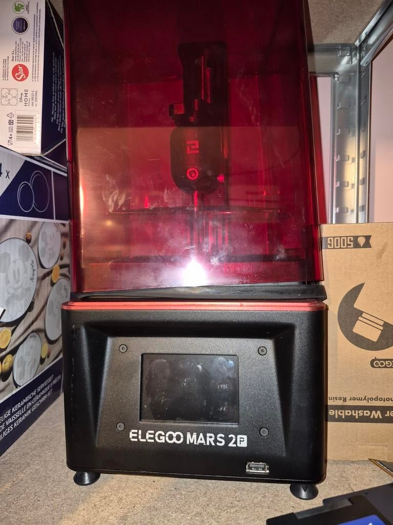 ELEGOO mars 2 ou à discuter, Computers en Software, 3D Printers, Zo goed als nieuw, Elegoo