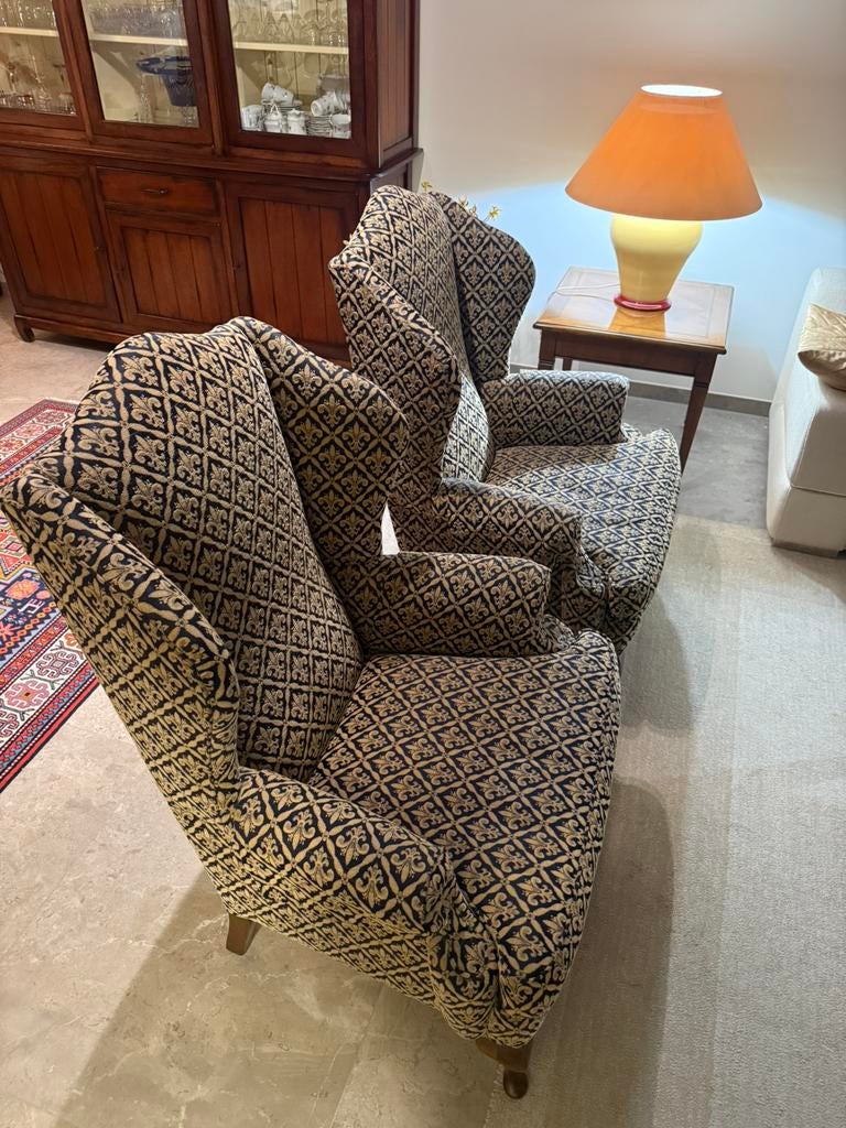 2 Bergères Engelse Stijl, Huis en Inrichting, Ophalen, Twee, Overige kleuren, Engelse Stijl