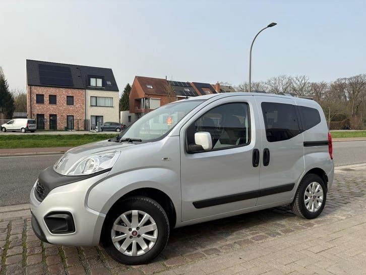 Fiat Qubo | 12 M Garantie | 14 Dkm | Benzine + cng | 2019 |, Auto's, Fiat, Testrit aan huis, 199 g/km, 4 cilinders, USB