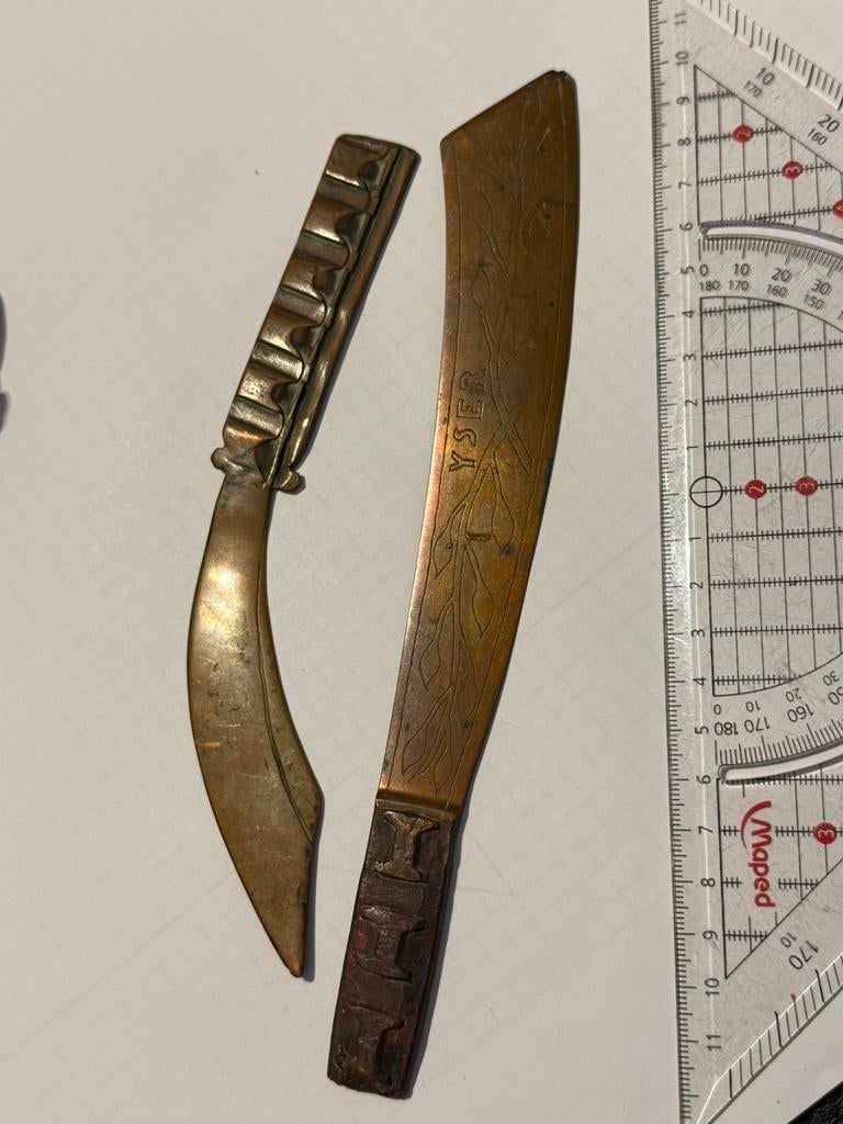 Trenchart 14-18 4 yser, Verzamelen, Ophalen of Verzenden