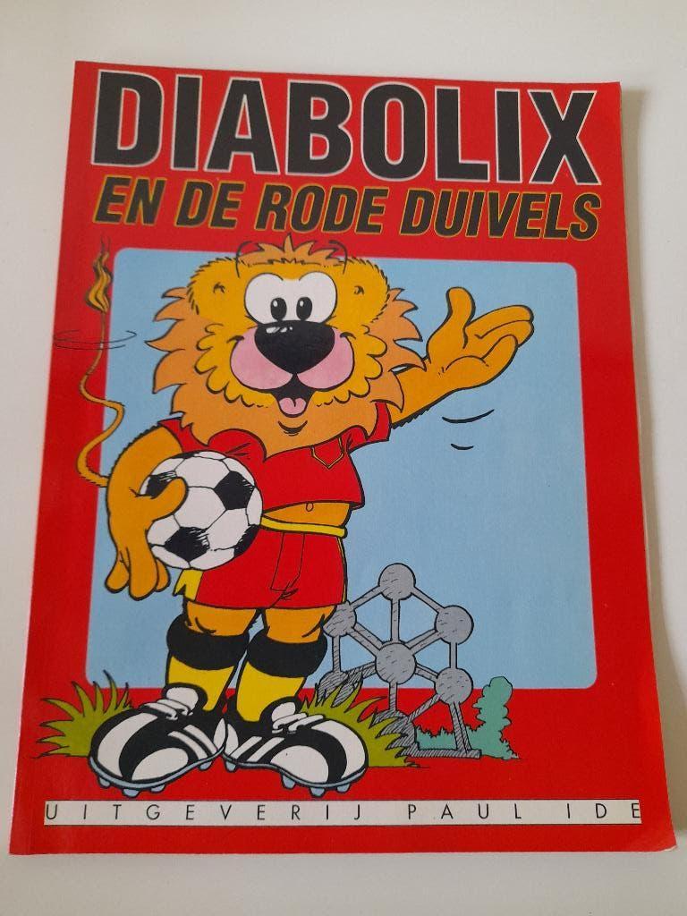 Voetbal Strip - Diabolix De Rode Duivels - verzamelobject, Ophalen of Verzenden, Zo goed als nieuw