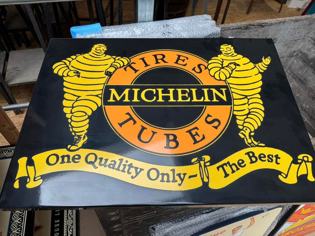 Plâque émaillée Michelin, Collections, Enlèvement ou Envoi, Comme neuf