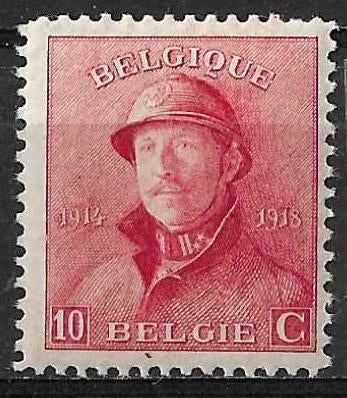 België OPC 168A Z.M. Koning Albert I **, Koninklijk huis, Ophalen of Verzenden, Postfris, Postfris