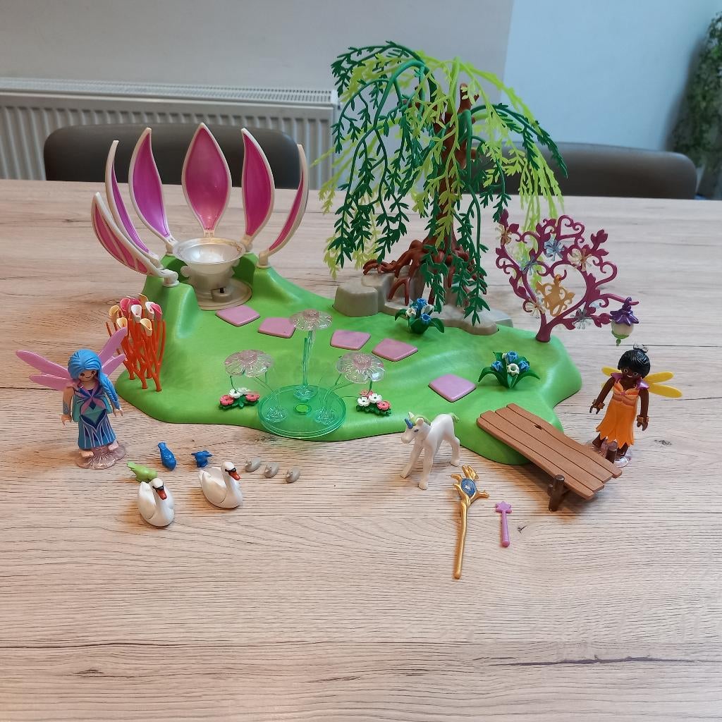 5444 Fairies Ile des fées avec fontaine Playmobil, Enfants & Bébés, Jouets | Playmobil, Enlèvement ou Envoi, Comme neuf, Ensemble complet