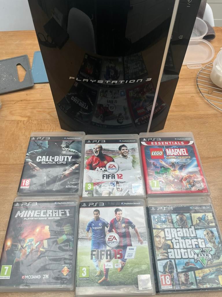 PS3 zonder controllers, Games en Spelcomputers, Spelcomputers | Sony PlayStation 3, Ophalen, Gebruikt