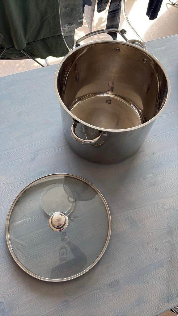 Kookpot 20 liter met deksel ELO, ook voor inductie, Ophalen, Gebruikt