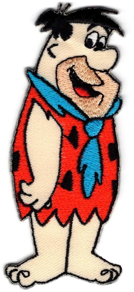 Fred Flintstone stoffen opstrijk patch embleem #1, Verzamelen, Verzenden, Nieuw