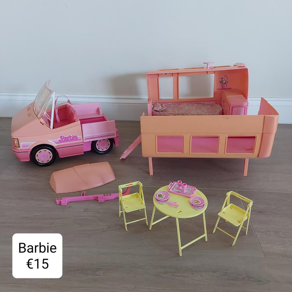Retro Barbie Camper, Kinderen en Baby's, Speelgoed | Poppen, Ophalen, Barbie