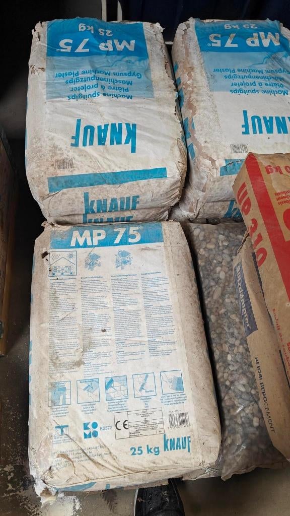 5 zakken MP75 pleister Knauf, Enlèvement, Neuf, Autres matériaux