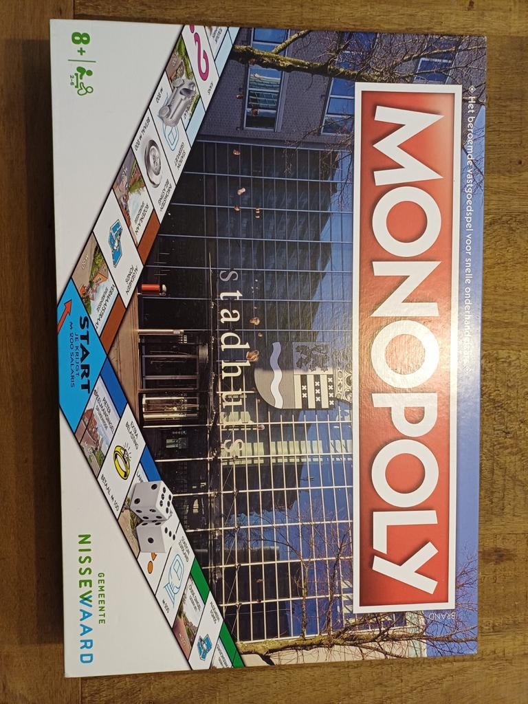 Monopoly stadhuis Nissewaard, Hobby en Vrije tijd, Ophalen of Verzenden