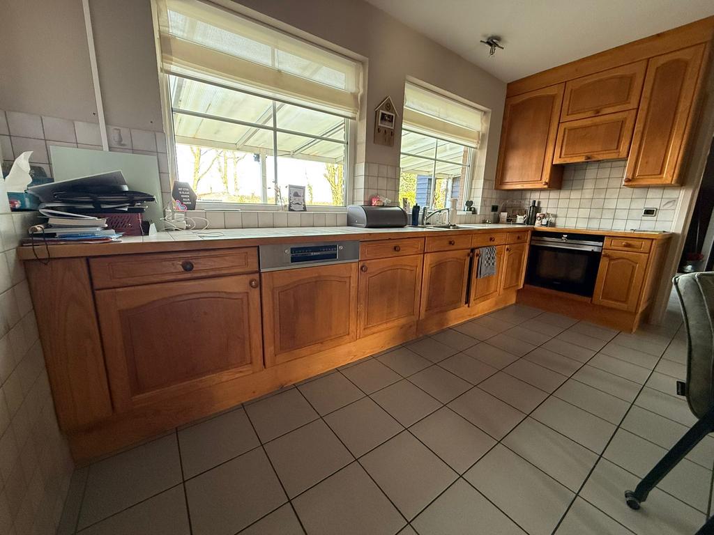 Keuken vol eiken, Huis en Inrichting, Keuken | Complete keukens, Ophalen, Zo goed als nieuw