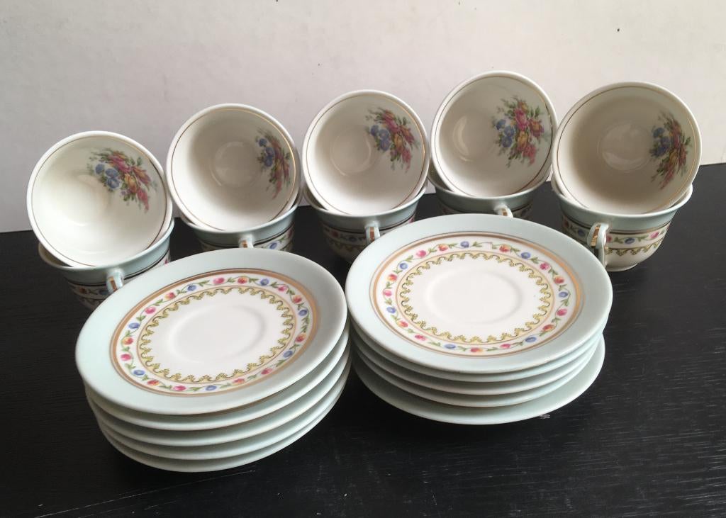 service à café miniature Limoges - Porcelaine -, Enlèvement ou Envoi