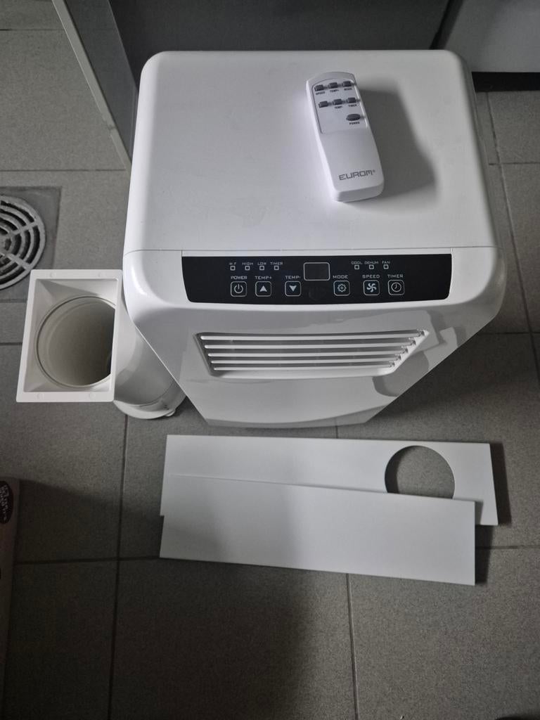 Mobiel airco Eurom (Nieuwstaat), Elektronische apparatuur, Airco's, Mobiele airco, Afstandsbediening, Ophalen
