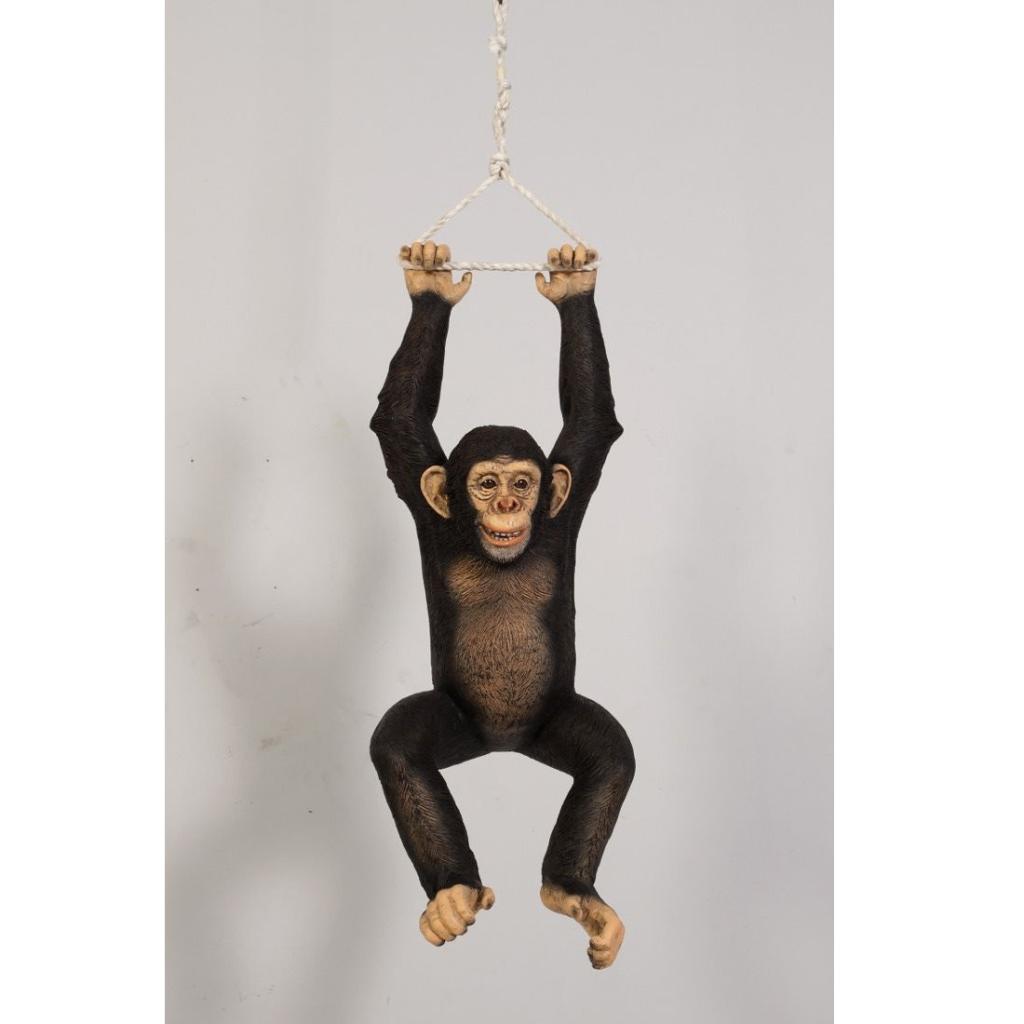 Hanging Chimpansee – Aap beeld Hoogte 98 cm, Ophalen, Nieuw