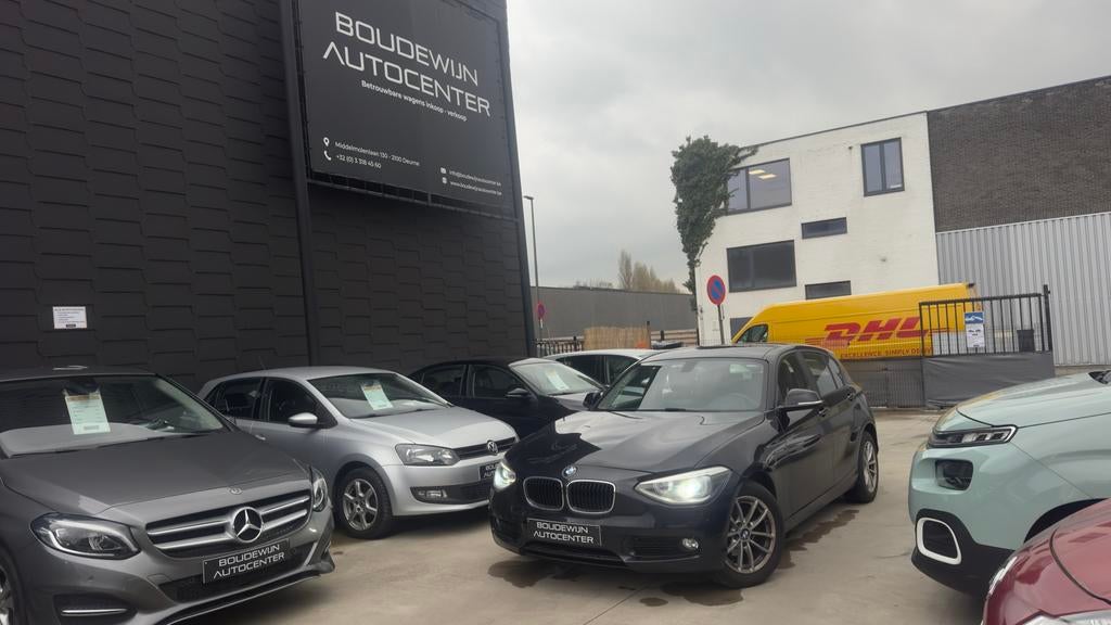 Bmw 1 Serie 116i 1.6Benzine  2014 170.xxxkm Garantie, Zwart, Zwart, 5 deurs, Electronic Stability Program (ESP)