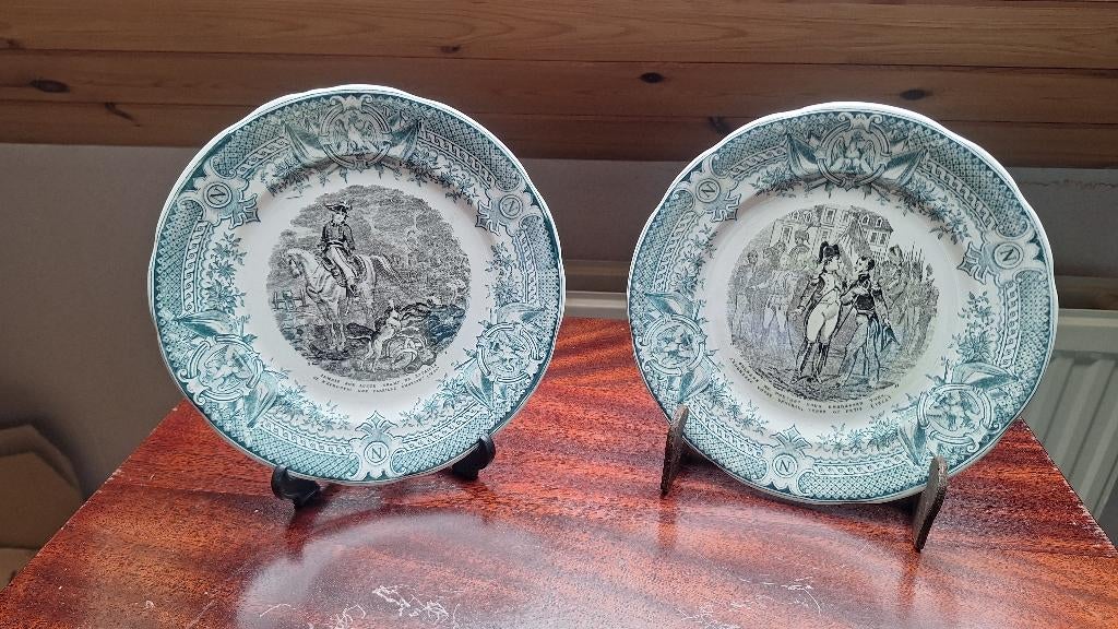 Napoleon borden, Antiek en Kunst, Ophalen