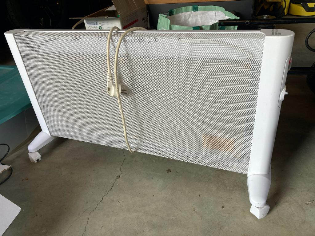 chauffage électrique, Bricolage & Construction, Chauffage & Radiateurs, 800 watts ou plus, Moins de 60 cm, Comme neuf, Enlèvement
