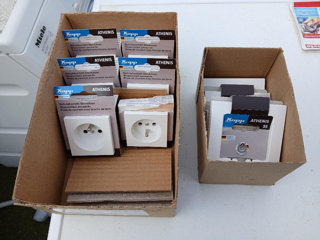 lot inbouw stopcontacten nieuw, Ophalen of Verzenden, Nieuw, Stopcontact