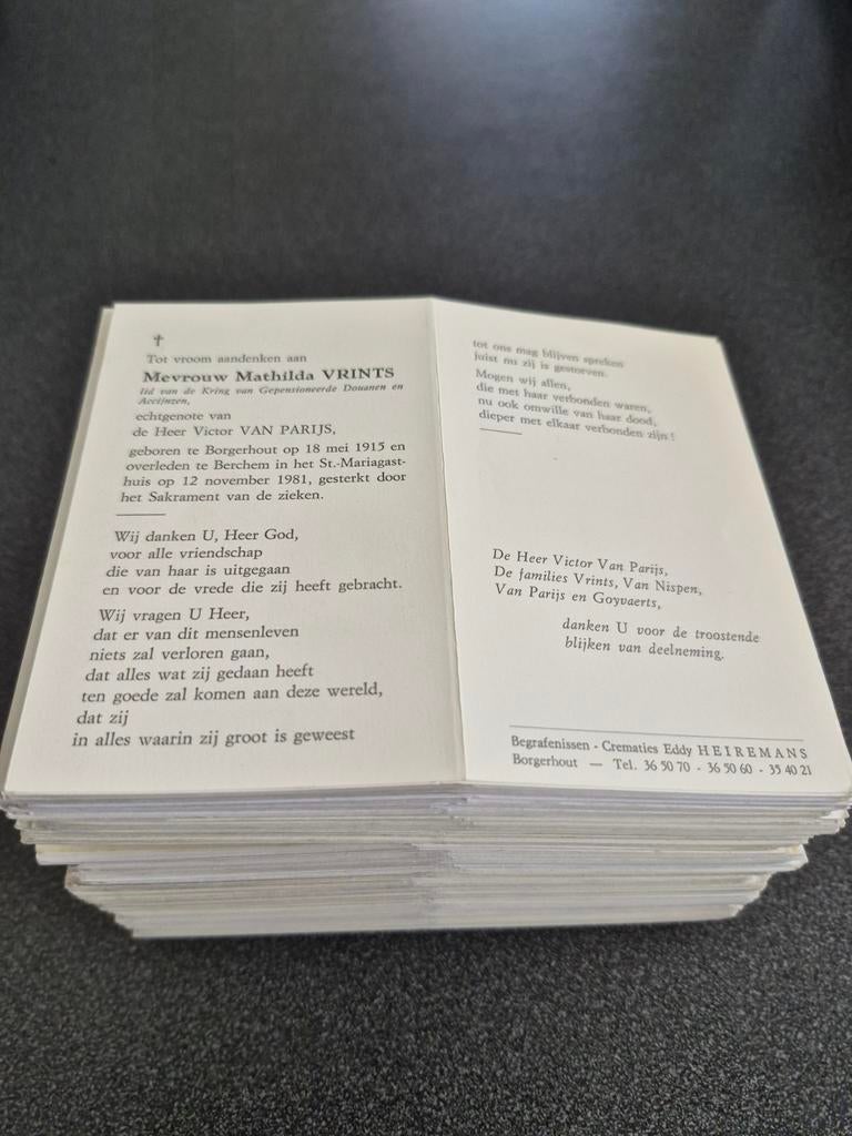 Bidprentjes Borgerhout, Verzamelen, Bidprentjes en Rouwkaarten, Ophalen of Verzenden